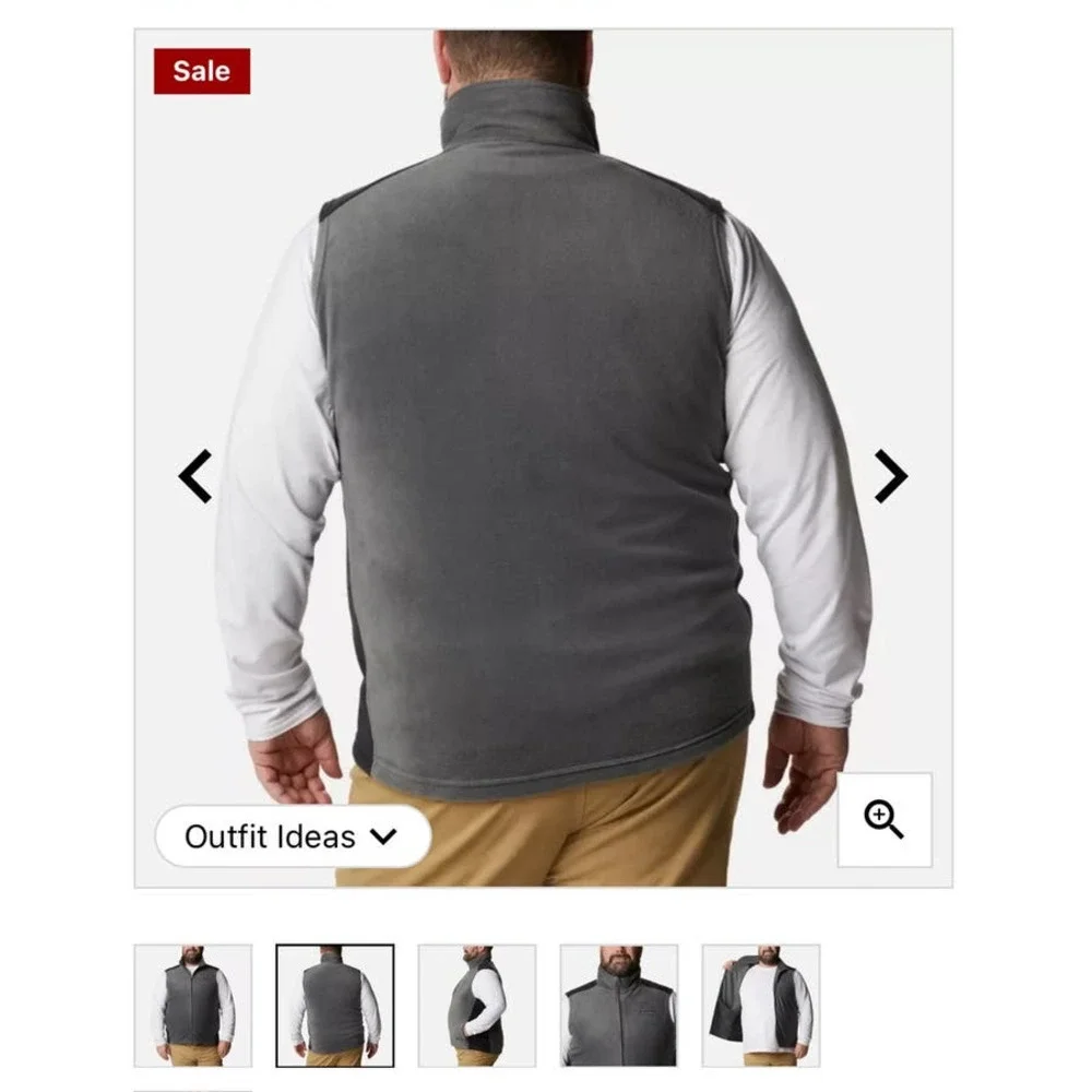 Columbia Men’s Steens Mountain Fleece Vest / S- XXL